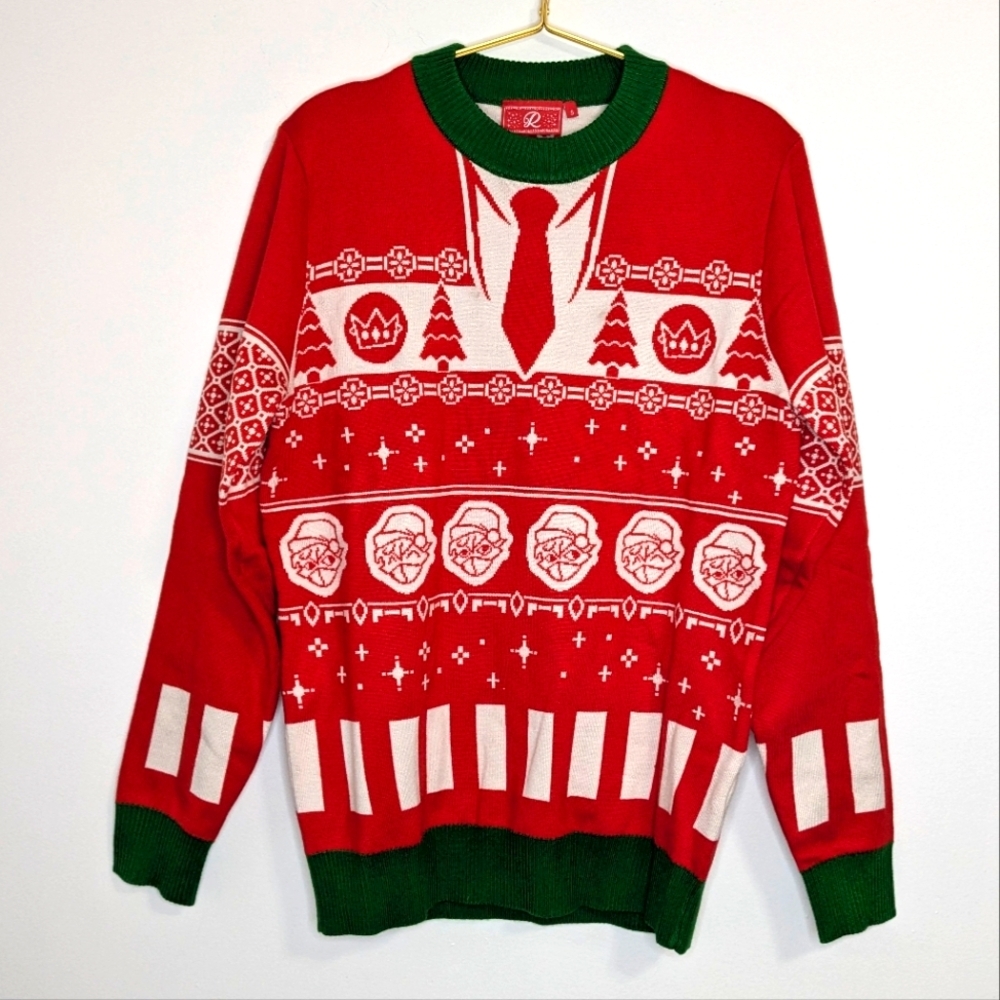 Revolt Sweaters Small Ranboo Limited Edition Red Holiday Christmas Sweater